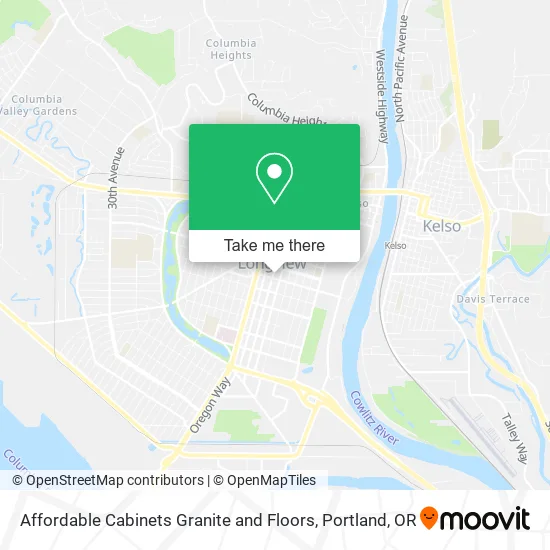 Mapa de Affordable Cabinets Granite and Floors