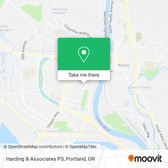 Mapa de Harding & Associates PS