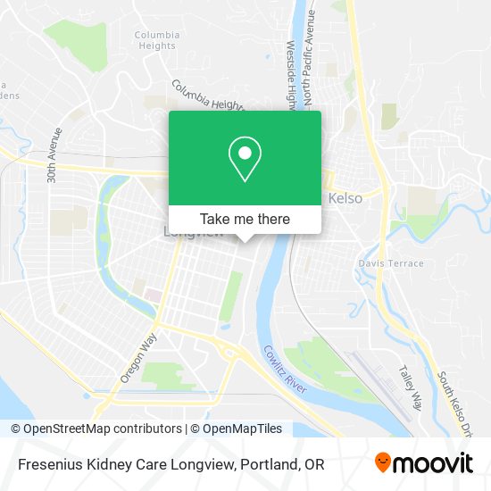 Fresenius Kidney Care Longview map