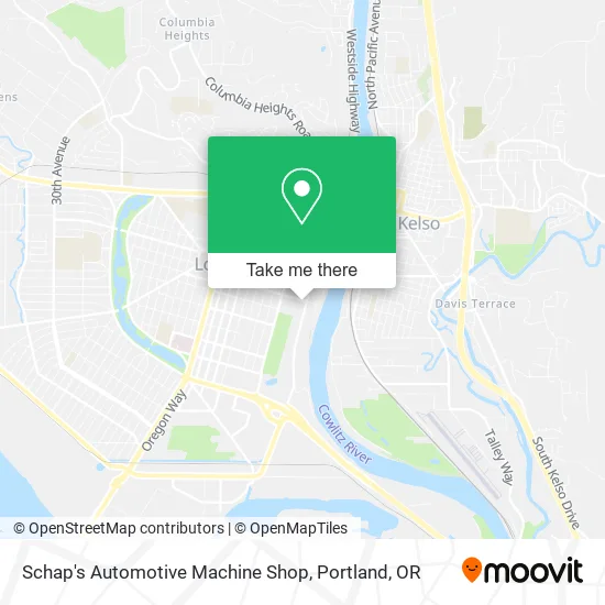 Schap's Automotive Machine Shop map