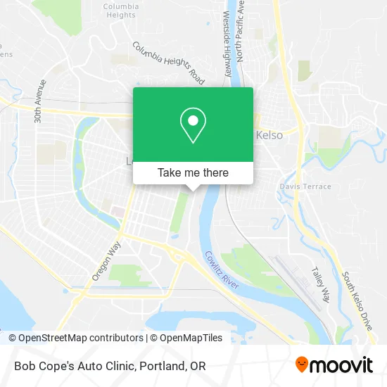 Bob Cope's Auto Clinic map