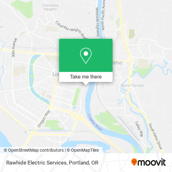 Rawhide Electric Services map