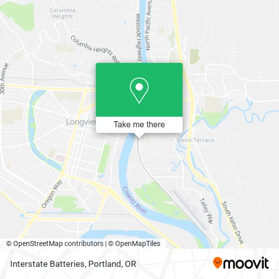 Interstate Batteries map