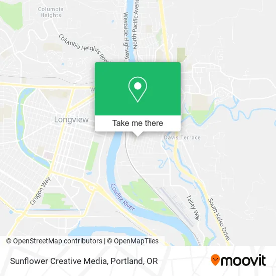 Sunflower Creative Media map