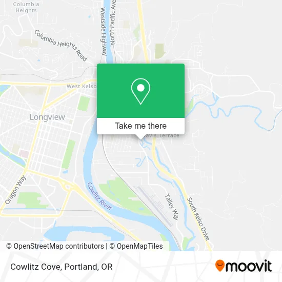 Cowlitz Cove map