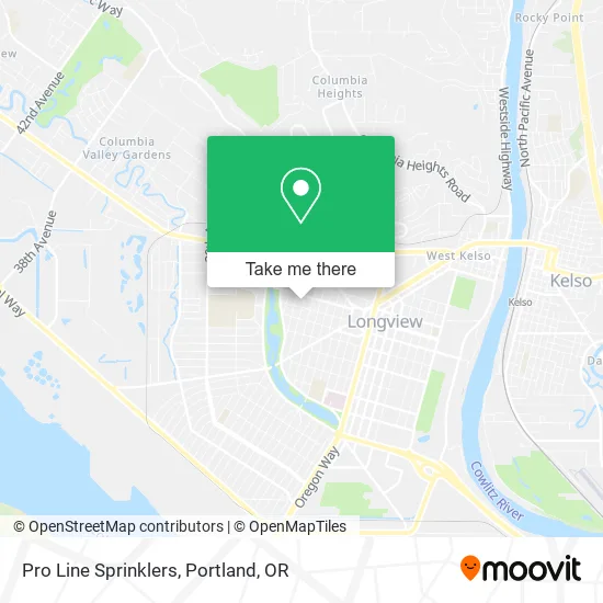 Pro Line Sprinklers map