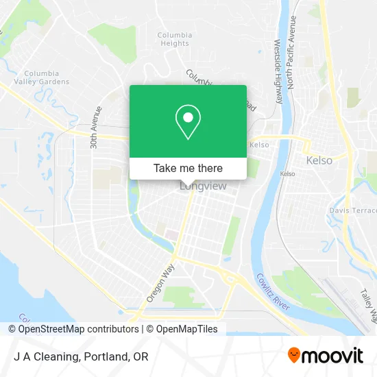 J A Cleaning map