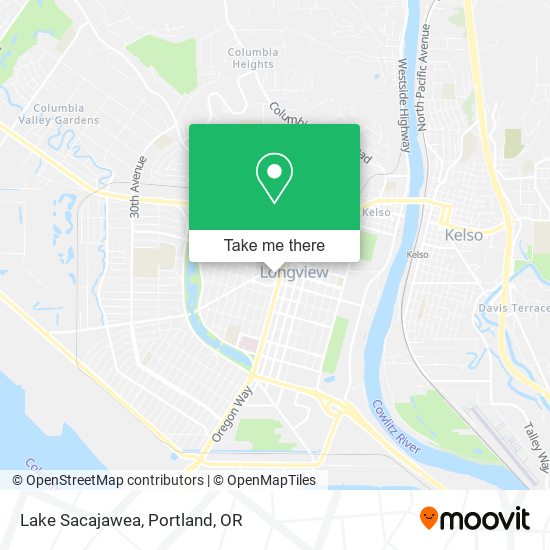 Mapa de Lake Sacajawea