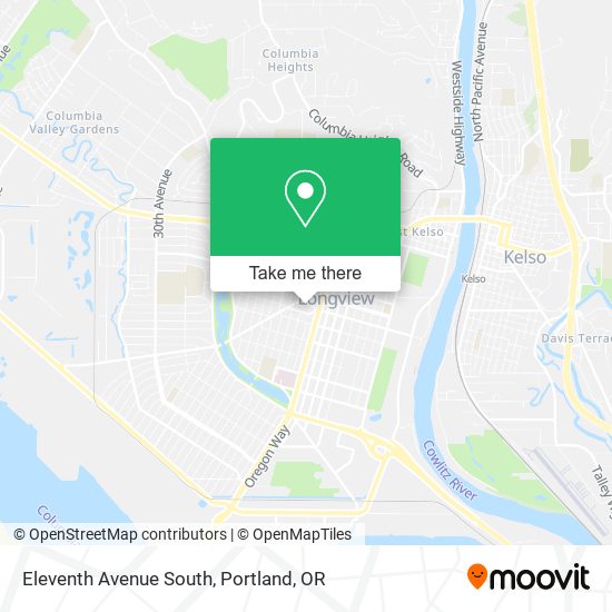 Eleventh Avenue South map
