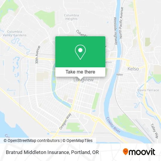 Bratrud Middleton Insurance map