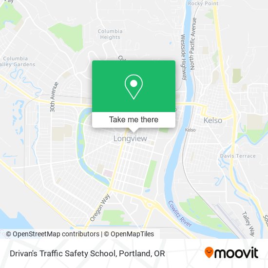 Mapa de Drivan's Traffic Safety School