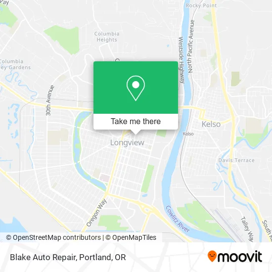 Blake Auto Repair map