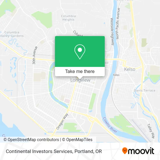 Continental Investors Services map