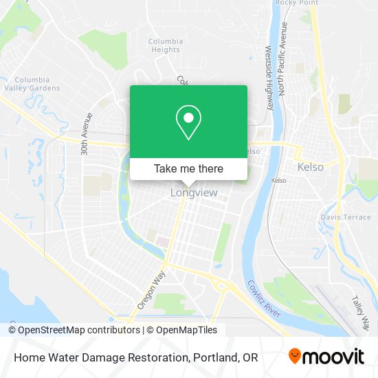 Home Water Damage Restoration map