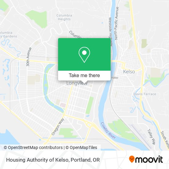 Mapa de Housing Authority of Kelso