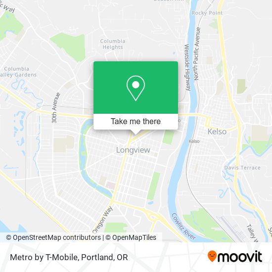 Metro by T-Mobile map