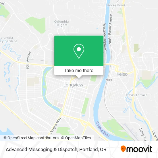 Advanced Messaging & Dispatch map