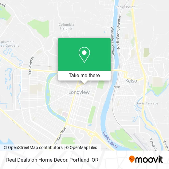 Real Deals on Home Decor map