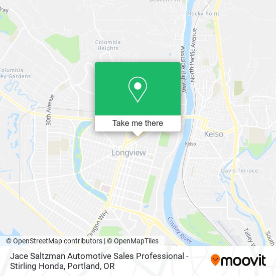 Jace Saltzman Automotive Sales Professional - Stirling Honda map