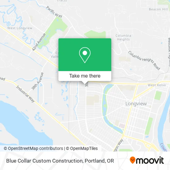 Blue Collar Custom Construction map