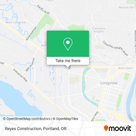 Reyes Construction map