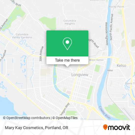 Mary Kay Cosmetics map
