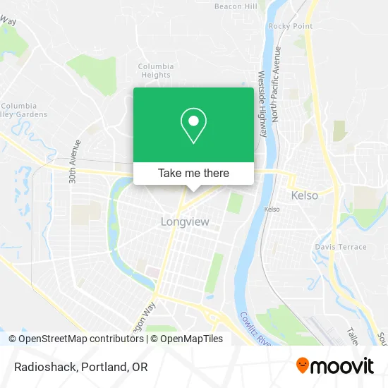 Radioshack map