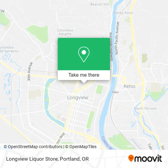 Longview Liquor Store map
