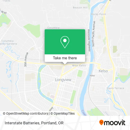 Interstate Batteries map