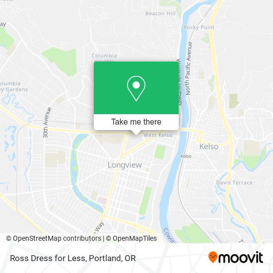 Ross Dress for Less map