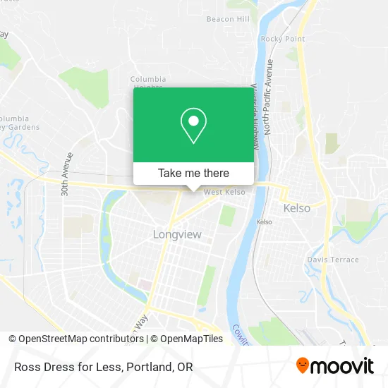 Mapa de Ross Dress for Less