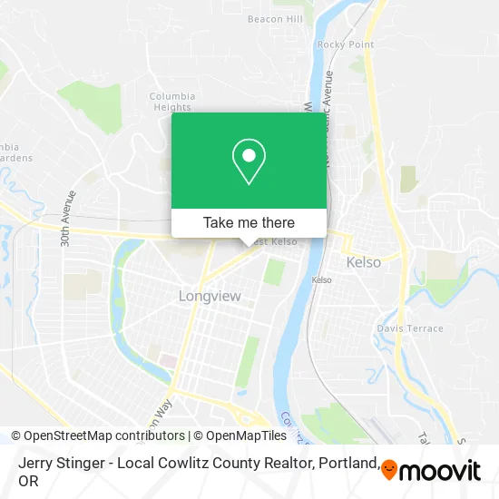 Mapa de Jerry Stinger - Local Cowlitz County Realtor