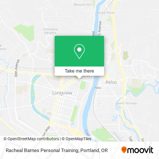 Mapa de Racheal Barnes Personal Training