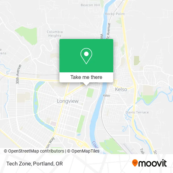 Tech Zone map
