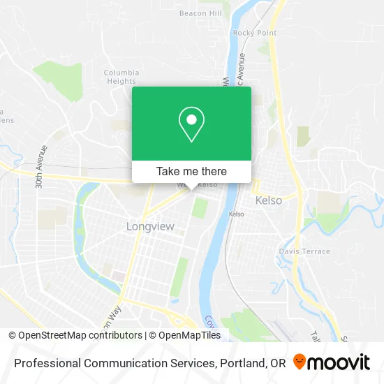 Professional Communication Services map