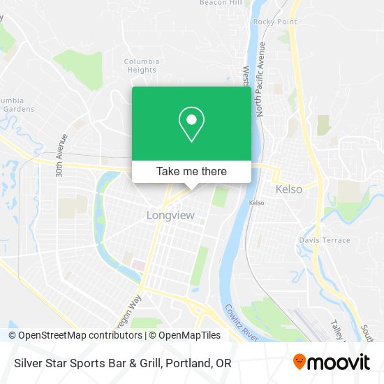 Silver Star Sports Bar & Grill map