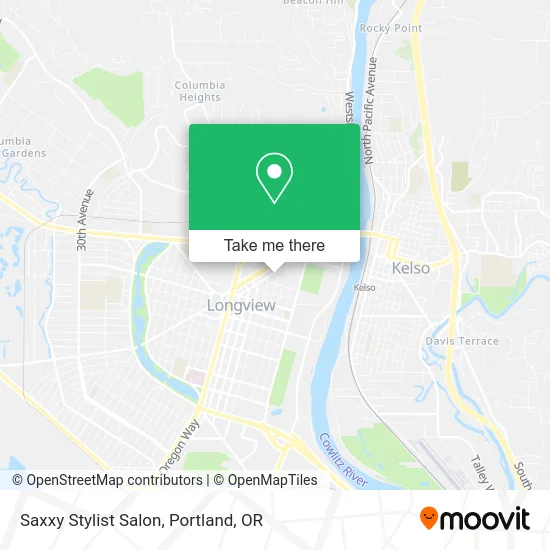 Saxxy Stylist Salon map