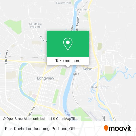 Rick Knehr Landscaping map