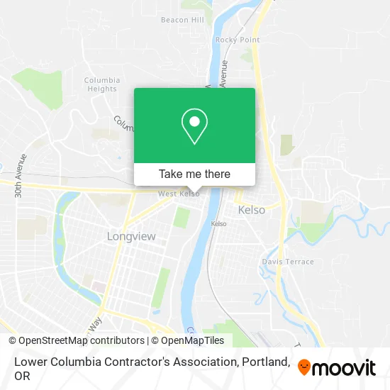 Lower Columbia Contractor's Association map