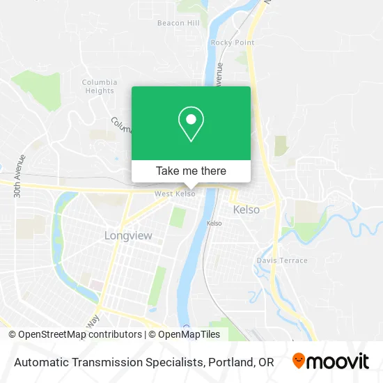 Automatic Transmission Specialists map