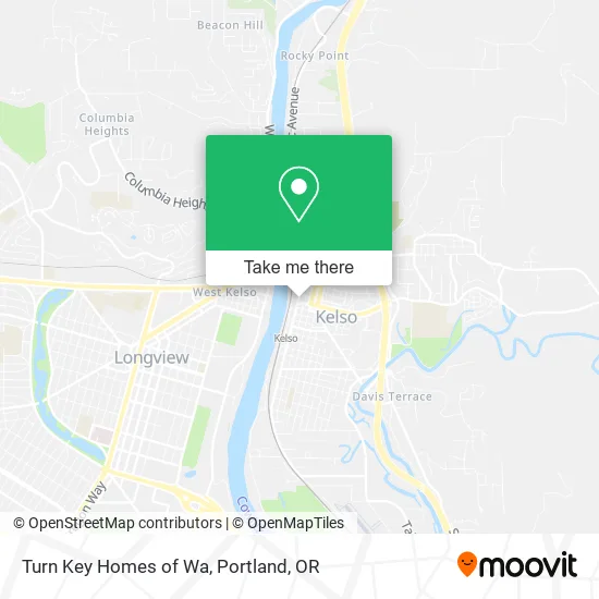 Turn Key Homes of Wa map
