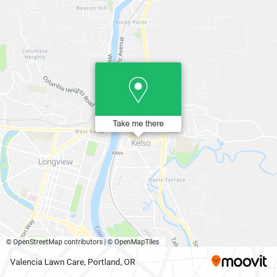 Valencia Lawn Care map