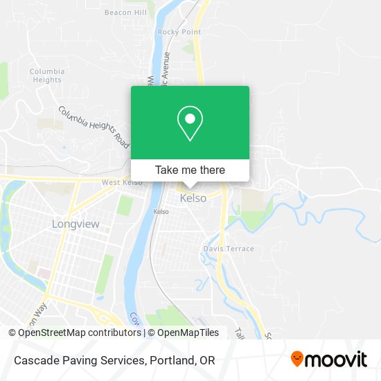 Cascade Paving Services map