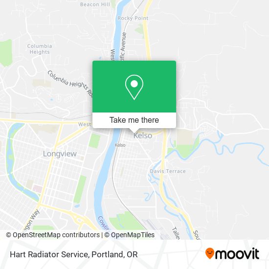 Hart Radiator Service map