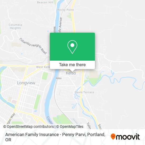 American Family Insurance - Penny Parvi map