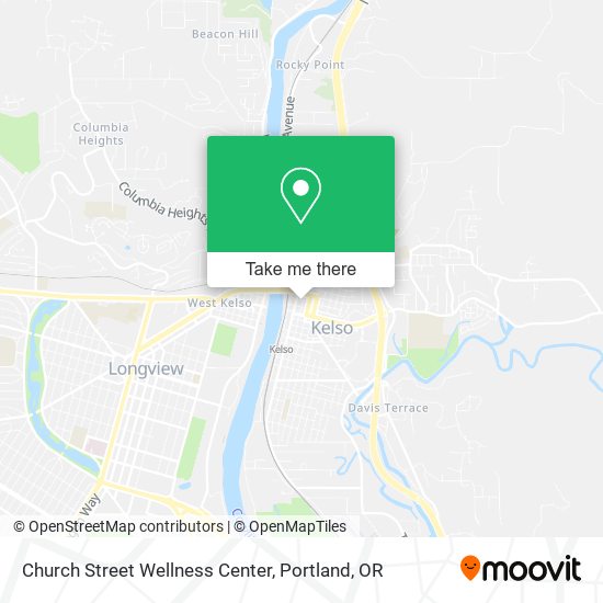 Church Street Wellness Center map