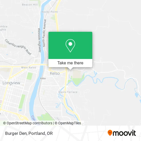 Burger Den map