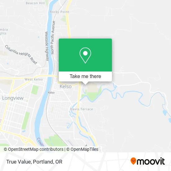 True Value map