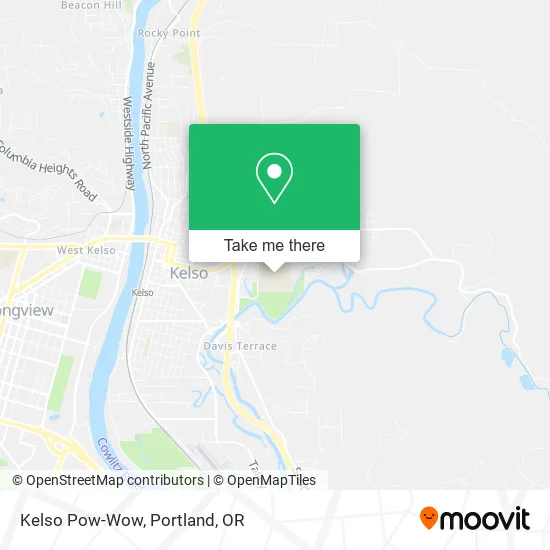 Mapa de Kelso Pow-Wow