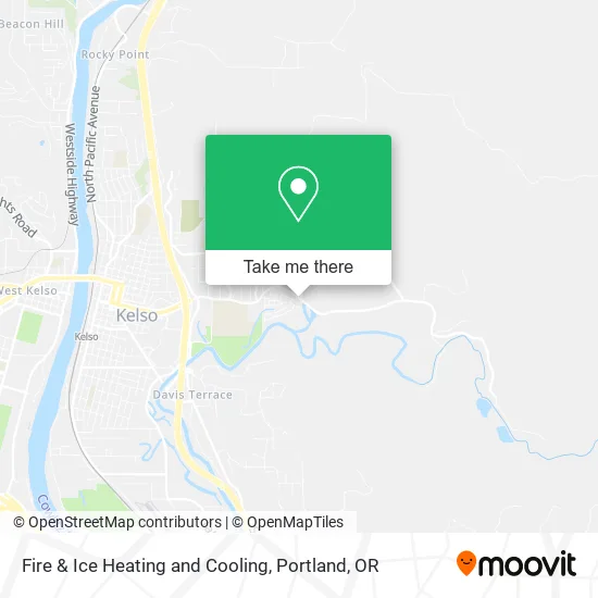 Fire & Ice Heating and Cooling map